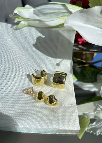 Çelik küpe seti - Görsel 3