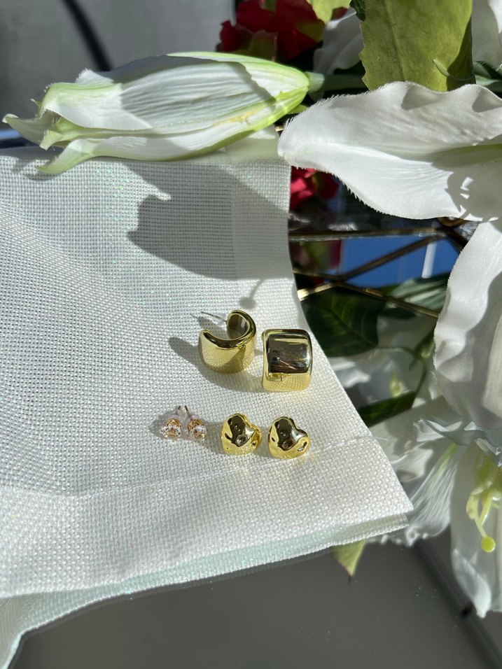 Çelik küpe seti - Görsel 2