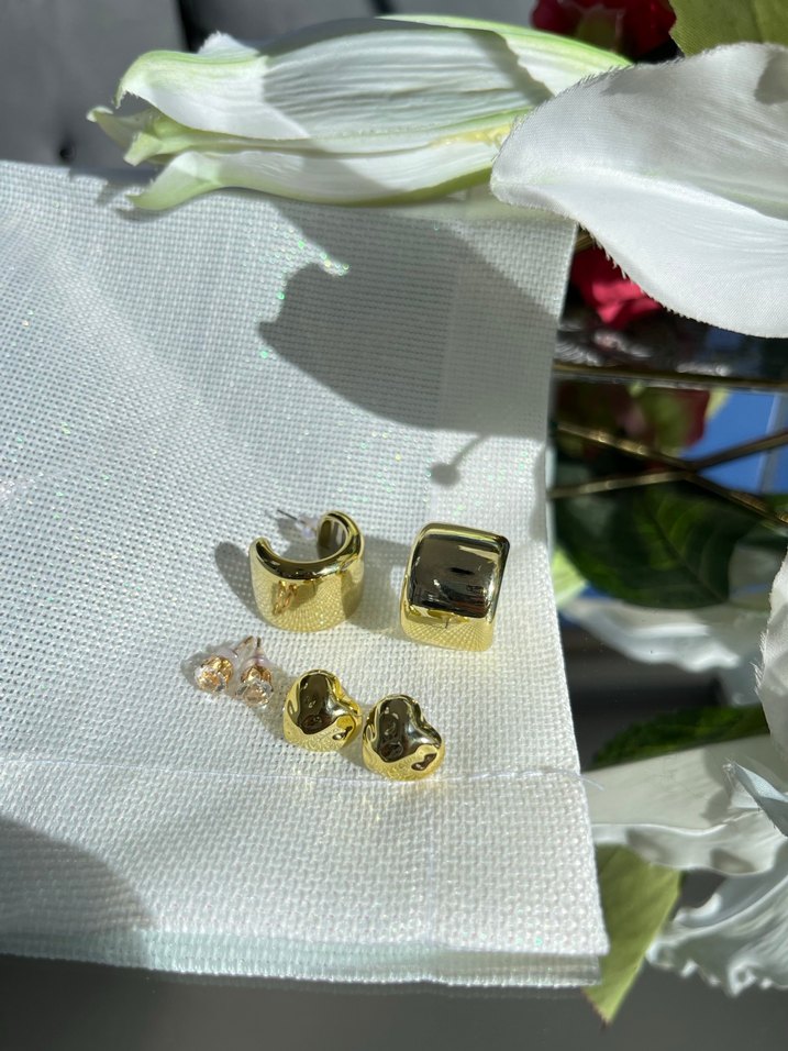 Çelik küpe seti - Görsel 3