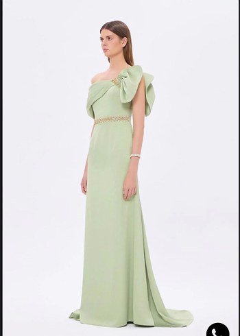 Drapeli Straplez Uzun Abiye Elbise - Görsel 3