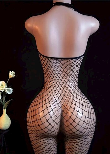 Metal Tokalı File Kadın Vücut Çorabı - Görsel 9