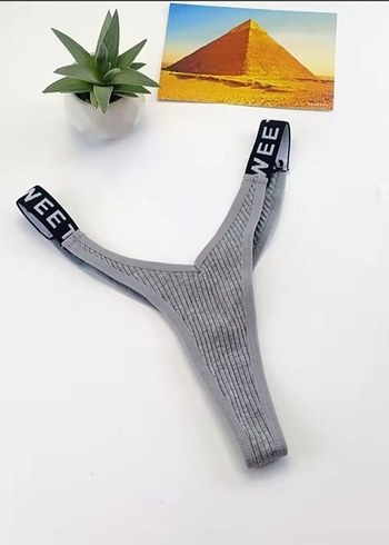 3 Adet V Tanga String Seti - Görsel 5