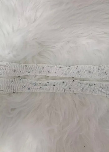 Parlak Taşlı Bordo Tırnak Süslemeli File Eldiven - Görsel 3