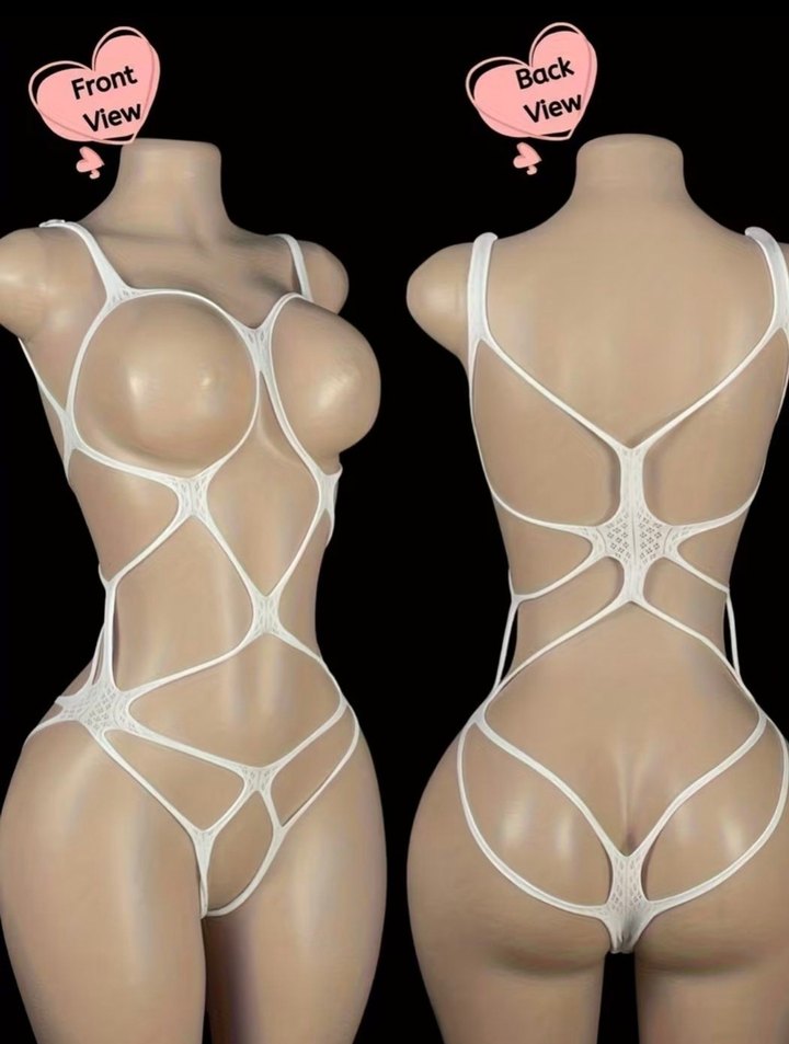 Karanlıkta Mavi Parlayan Bodysuit - Görsel 5