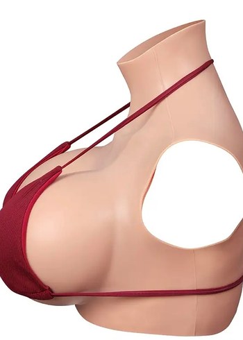 Silikon Boyunlu Giyilebilir Sahte Göğüs - Görsel 4