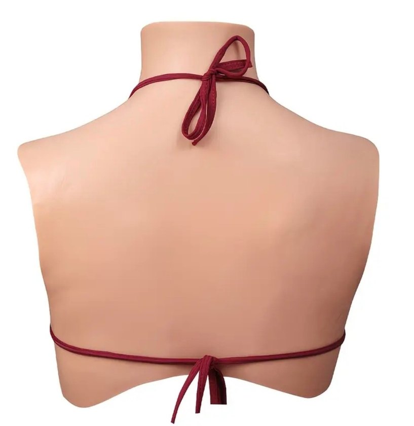 Silikon Boyunlu Giyilebilir Sahte Göğüs - Görsel 3