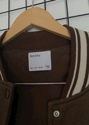 Bershka Kahverengi kolej Ceket