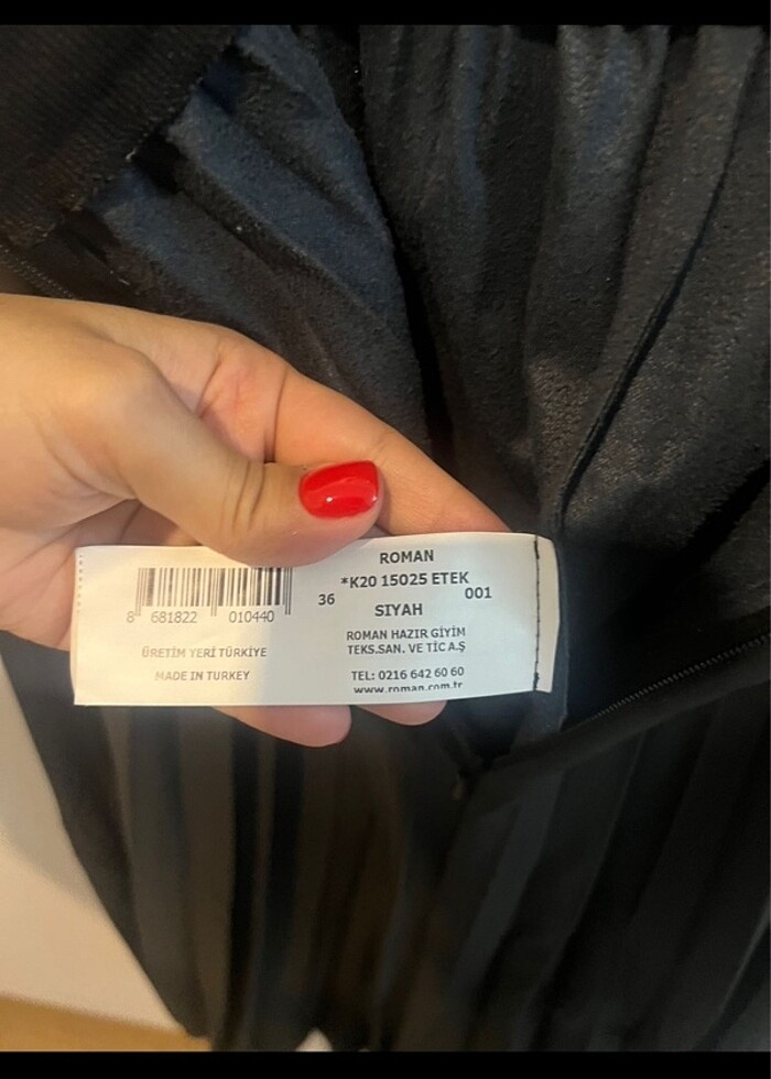 Roman pileli etek - Görsel 3