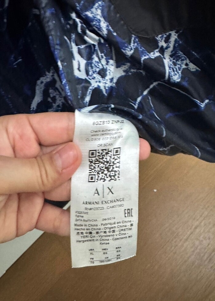 ARMANI EXCHANGE erkek mont - Görsel 2