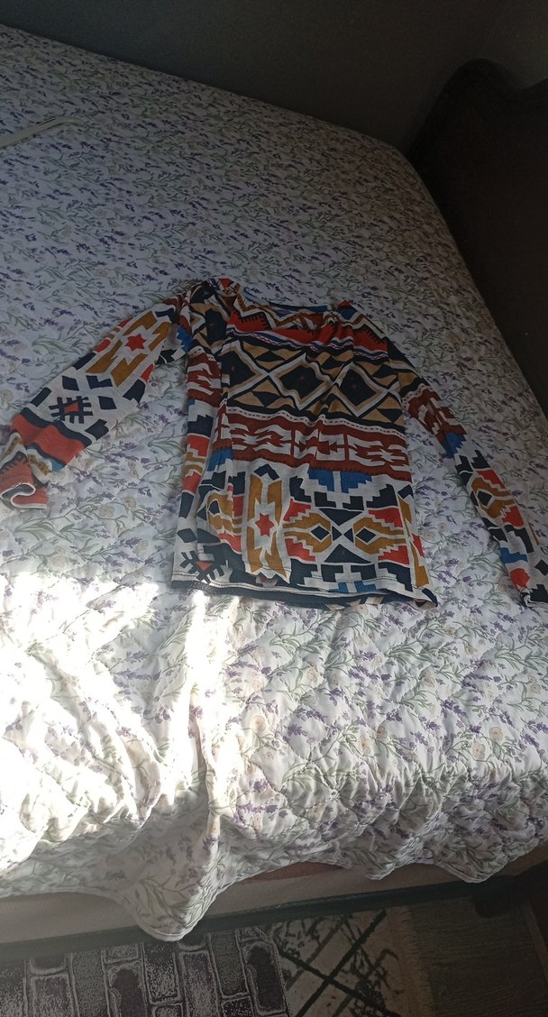 Renkli Desenli Battaniye - Görsel 3