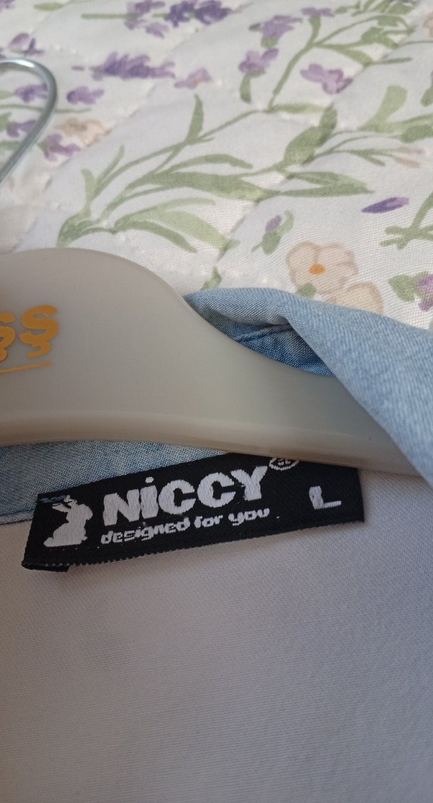 Kadın Denim Düğmeli Gömlek - Görsel 3