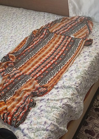 Bohem Tarz Uzun Kollu Triko Hırka - Görsel 3