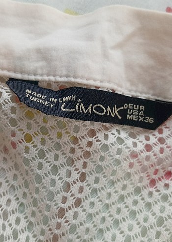 Düğmeli Beyaz Kısa Kollu Kadın Gömlek - Görsel 3