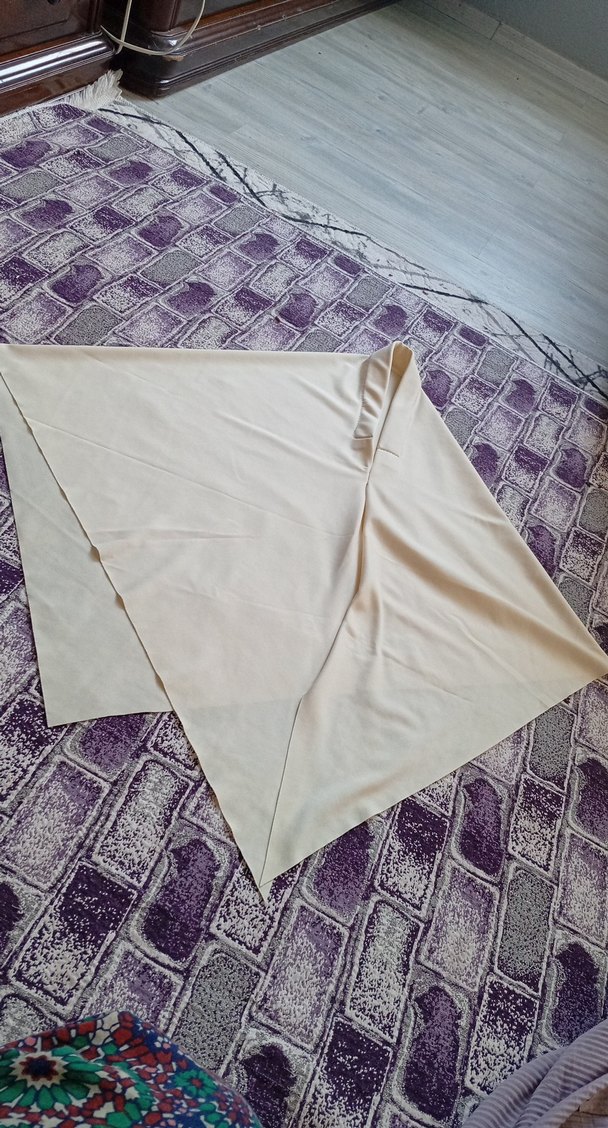 Gri Drapeli Bohem Kadın eşarp - Görsel 2