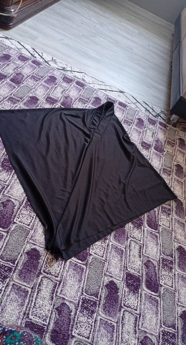 Gri Drapeli Bohem Kadın eşarp - Görsel 4