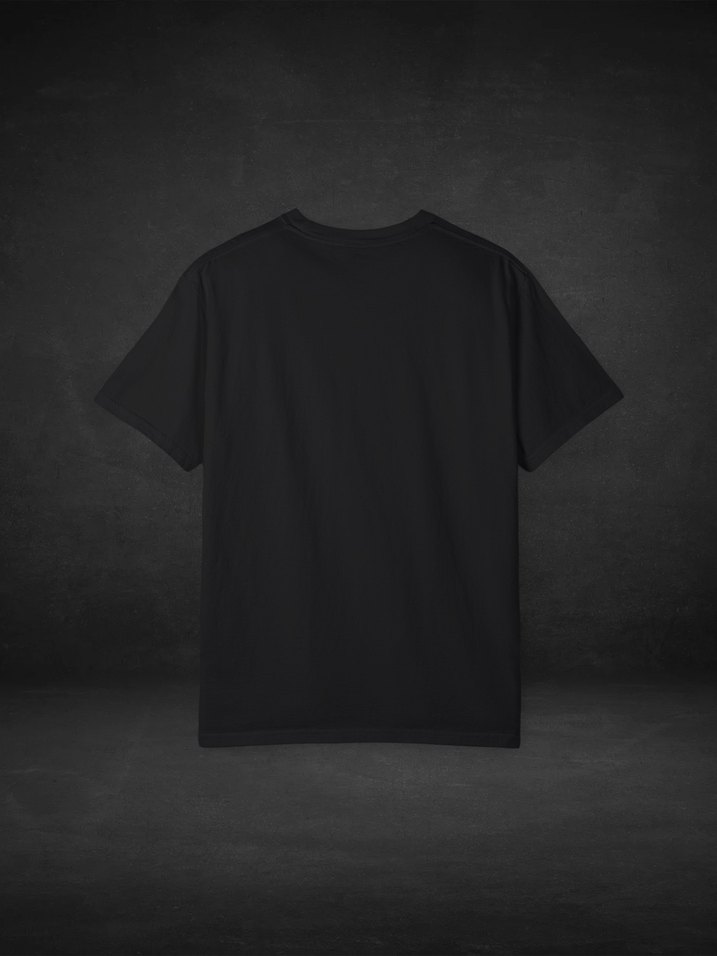 Off Line | Siyah Bisiklet Yaka Baskılı T-Shirt - Görsel 2