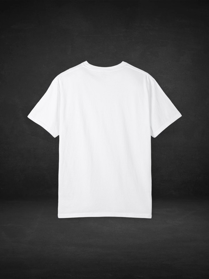 Begin Now | Beyaz Bisiklet Yaka Baskılı T-Shirt - Görsel 2