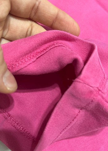 Renkli Kız Çocuk Bol Kesim Pembe Eşofman - Görsel 12