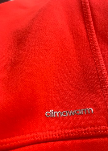 Erkek Çocuk Kırmızı Adidas Kapüşonlu Sweatshirt - Görsel 4