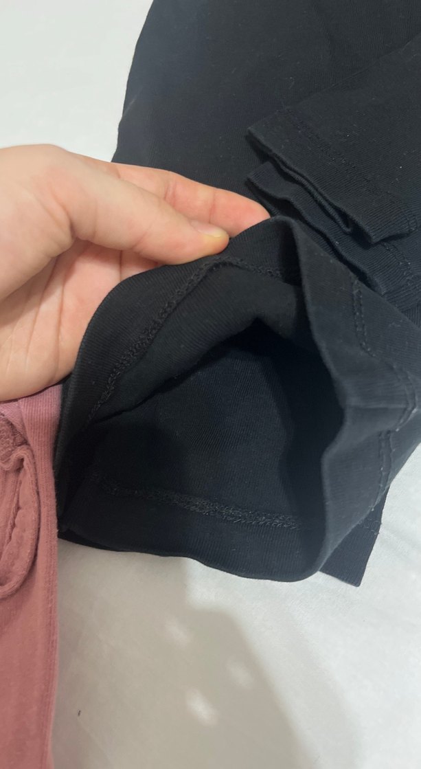 Siyah Elastik Kumaşlı Hamile Pantolonu - Görsel 2