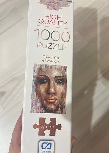 1000 Parça Yüksek Kalite Kahverengi Puzzle - Görsel 2