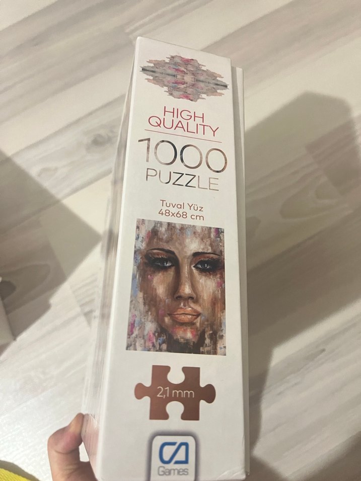 1000 Parça Yüksek Kalite Kahverengi Puzzle - Görsel 4