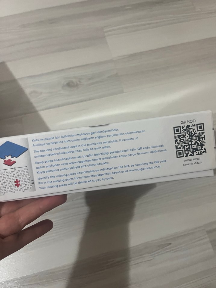 1000 Parça Yüksek Kalite Kahverengi Puzzle - Görsel 3