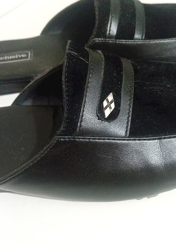 Erkek Siyah Tokalı Ev Terliği - Görsel 4