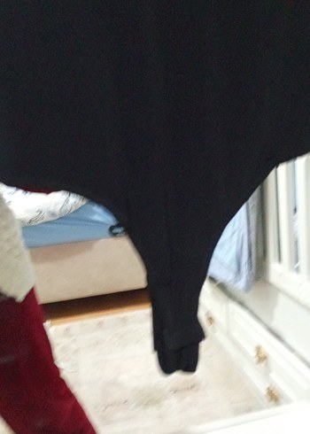 Siyah Drapeli Goth Tarzı Kadın Monokini - Görsel 5