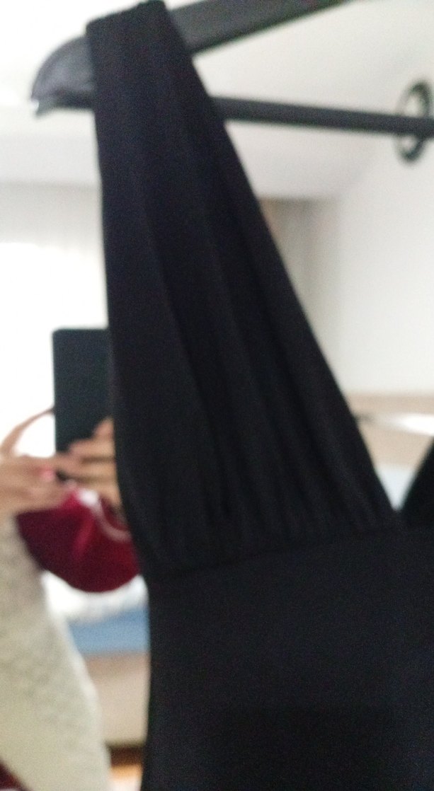 Siyah Drapeli Goth Tarzı Kadın Monokini - Görsel 4