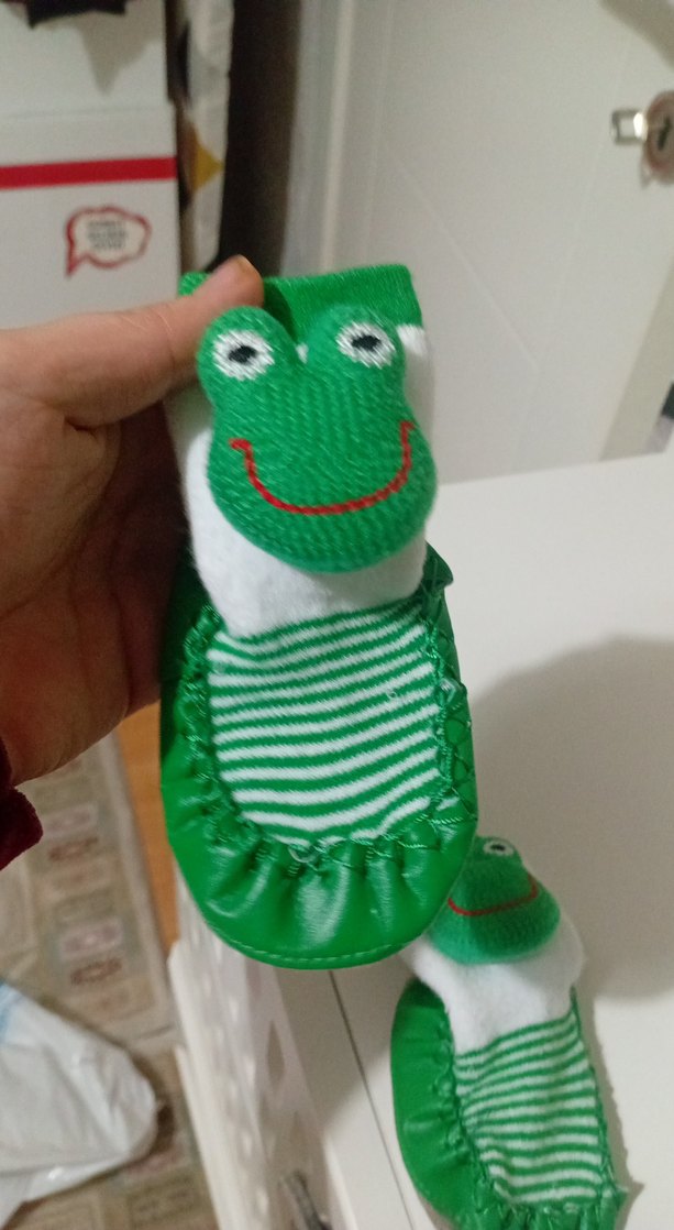 Yeşil Örgü Desenli Erkek Bebek Botu - Görsel 2