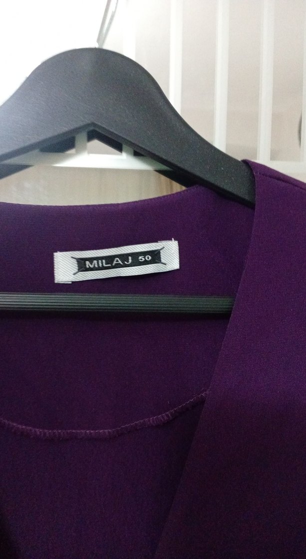 Uzun Mor Kadın Sabahlık - Görsel 4