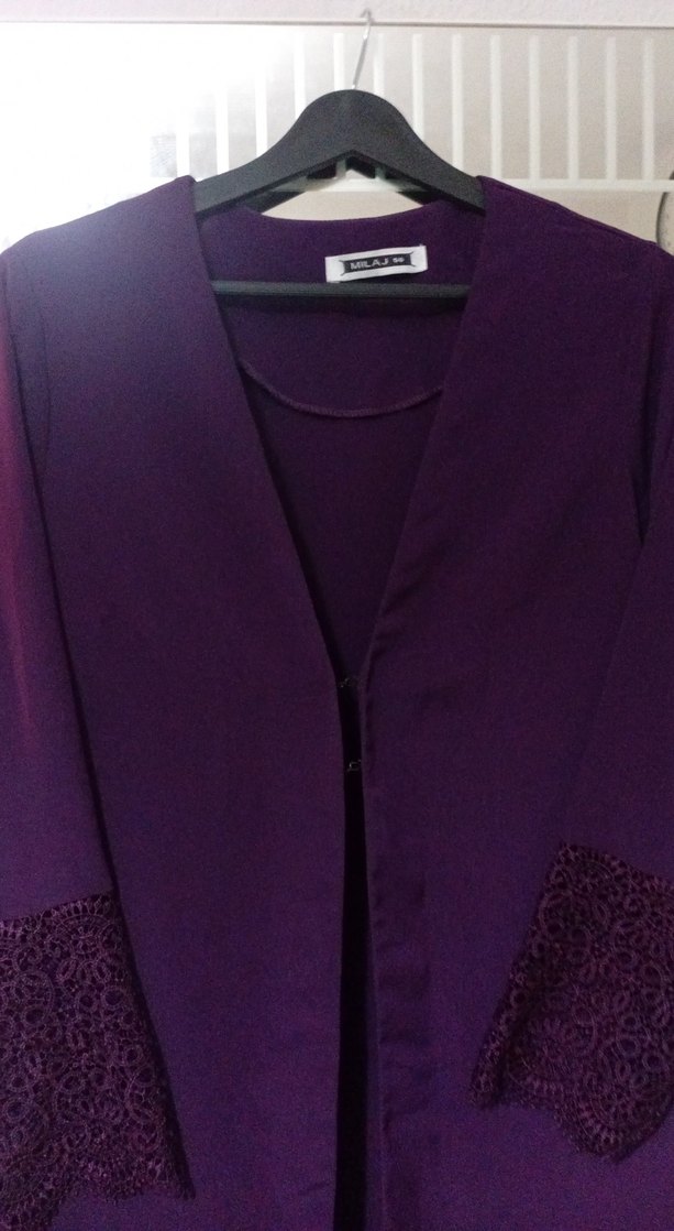 Uzun Mor Kadın Sabahlık - Görsel 2