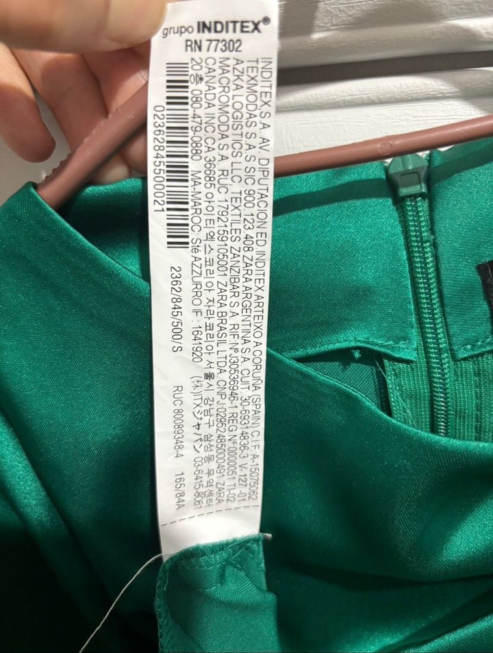 Yeşil Drapeli Midi Kadın Elbise - Görsel 5