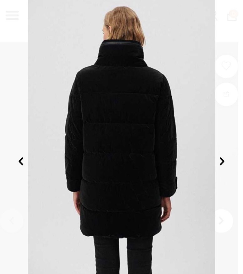 Siyah Kadın Uzun Kışlık Mont - Görsel 3