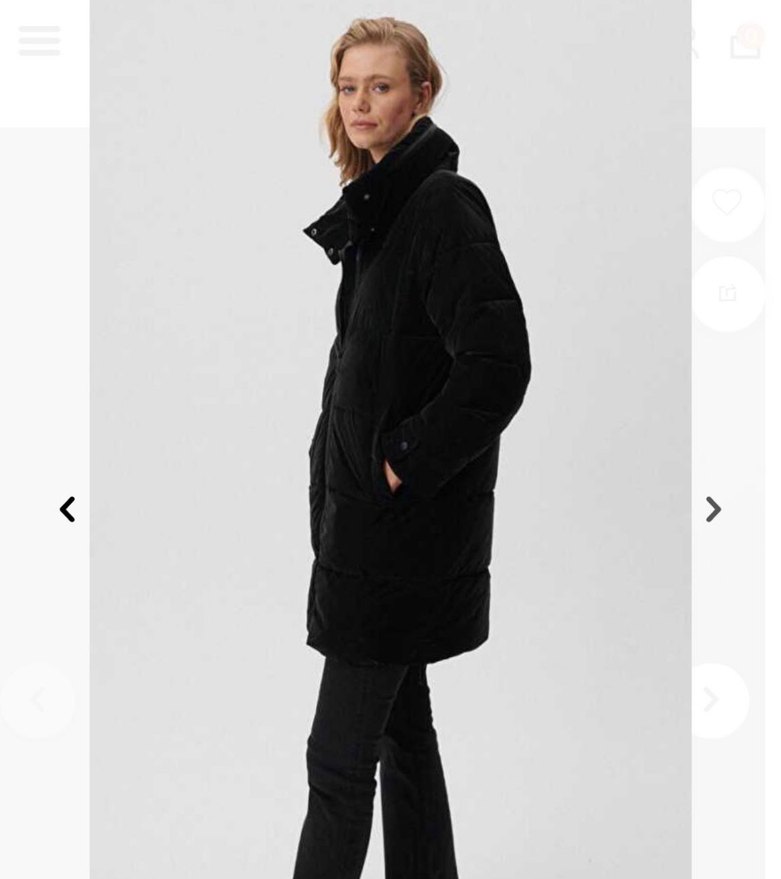 Siyah Kadın Uzun Kışlık Mont - Görsel 2