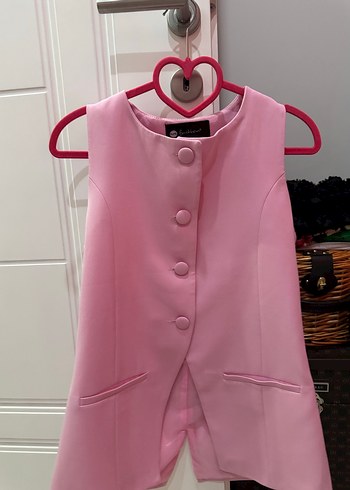 Trendyol & Milla Pembe Mini Kolsuz Kadın Takım