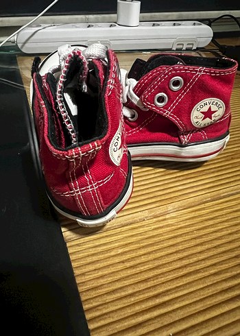 Kız Çocuk Kırmızı Bağcıklı Spor Ayakkabı - Görsel 2