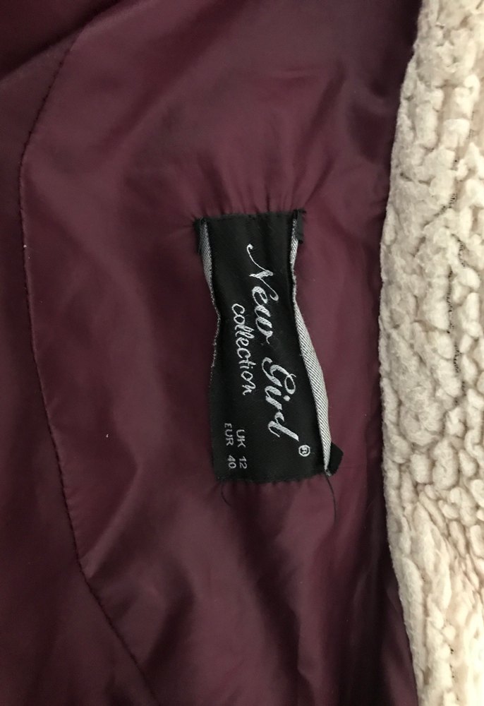 Bordo Kürklü Kadın Kışlık Mont - Görsel 4