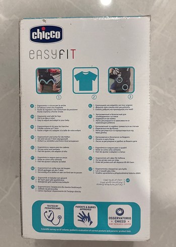 Chicco EasyFit Bebek Taşıyıcı Siyah - Görsel 2