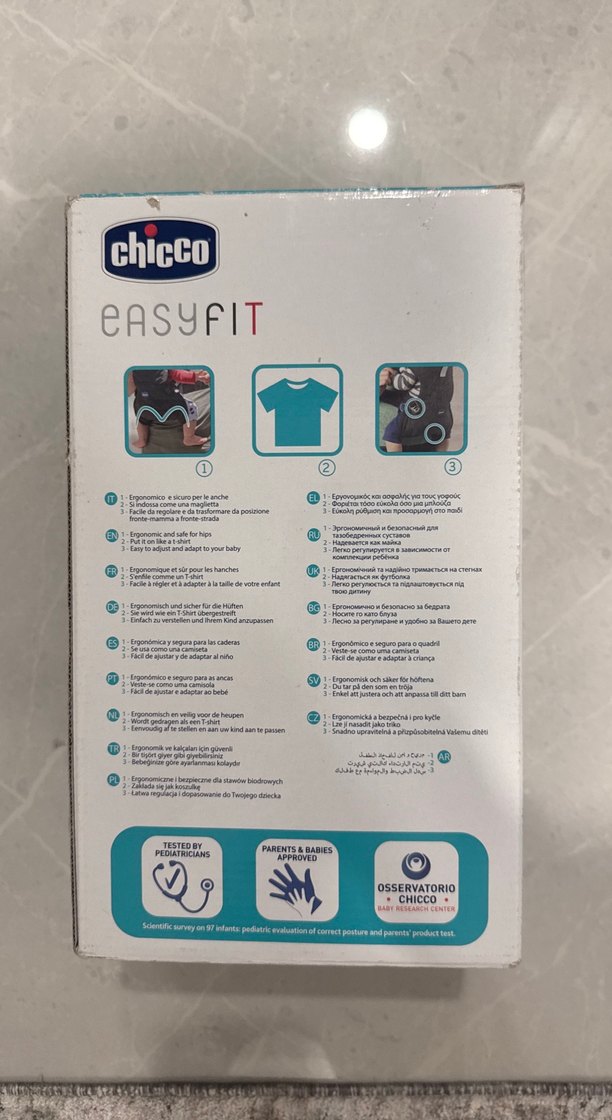 Chicco EasyFit Bebek Taşıyıcı Siyah - Görsel 2