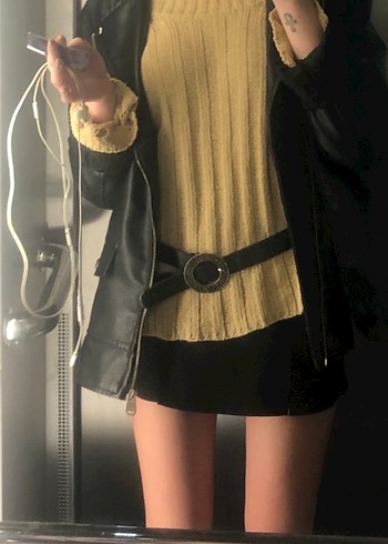 düsük omuz kazak - Görsel 2