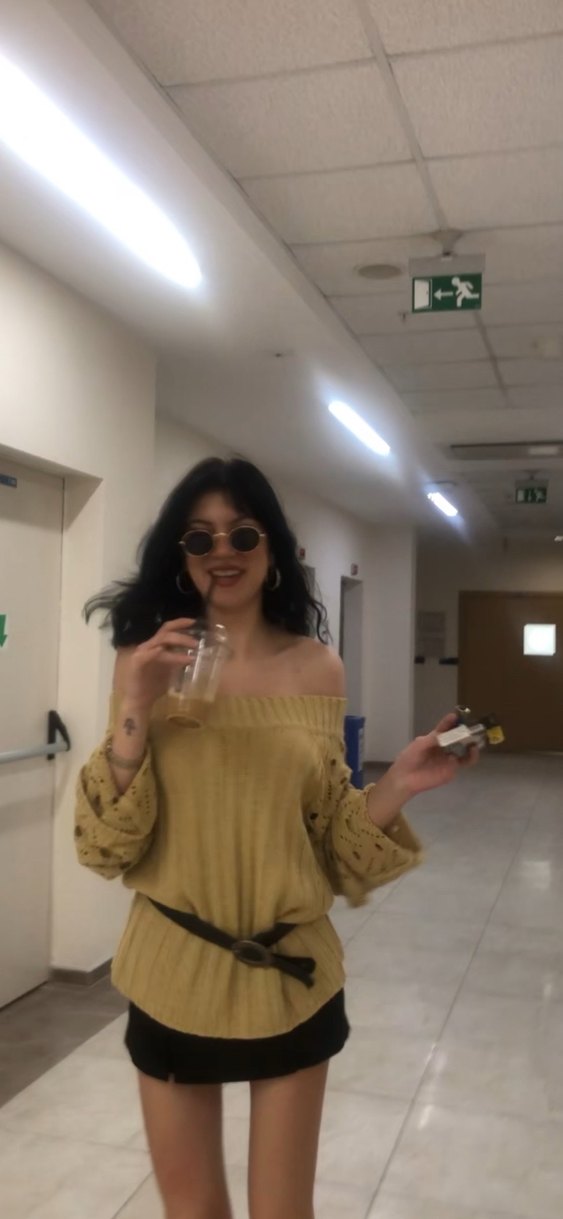 düsük omuz kazak - Görsel 3