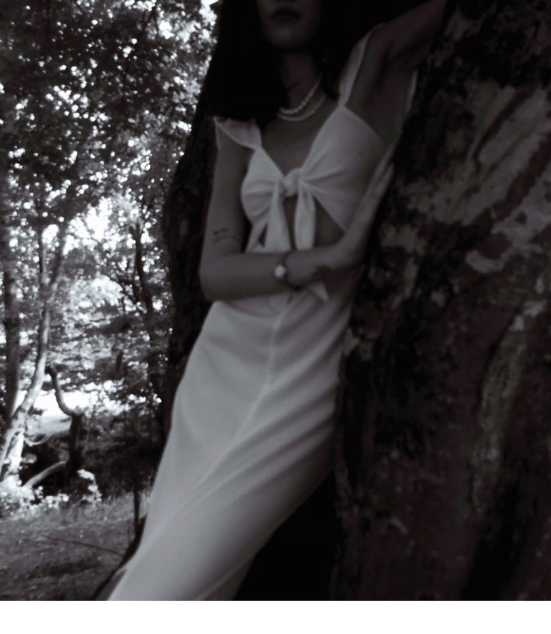 beyaz uzun elbise kikiriki - Görsel 3