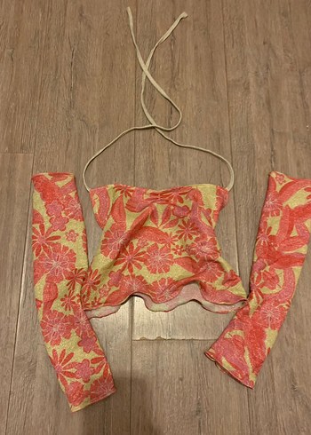 boyundan baglamalı ust ve ayrı koldan gecirmeli eldivenleri - Görsel 4