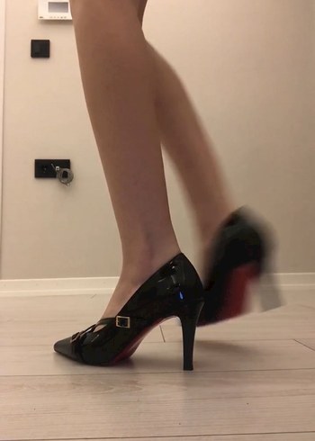 Tokalı siyah stiletto topuklu ayakkabı 37numara - Görsel 6