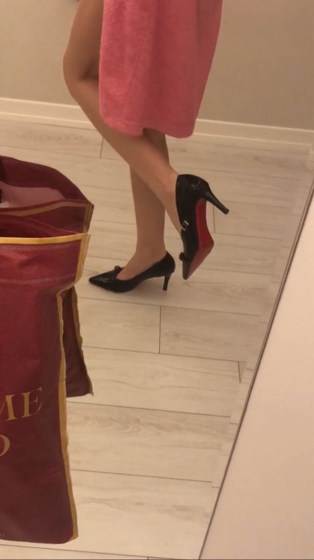 Tokalı siyah stiletto topuklu ayakkabı 37numara - Görsel 3