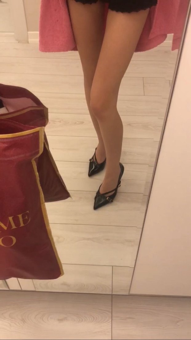 Tokalı siyah stiletto topuklu ayakkabı 37numara - Görsel 4