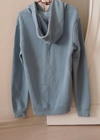 Koton Mavi Kapüşonlu Kadın Sweatshirt
