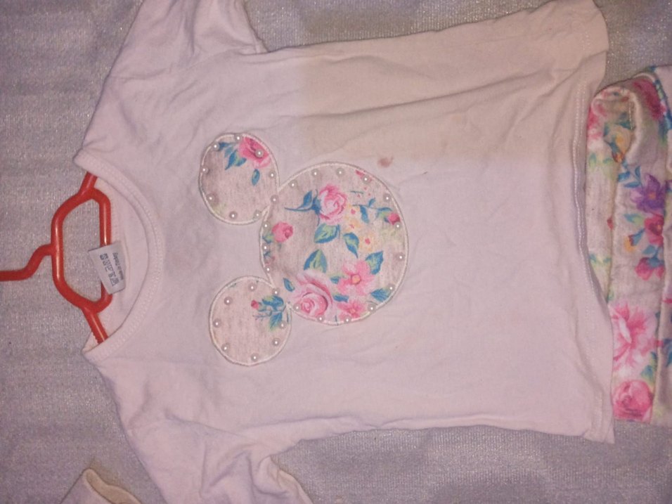 Dantel Detaylı Pembe Çiçekli Bebek Kız Takımı 2 3 yaş - Görsel 5